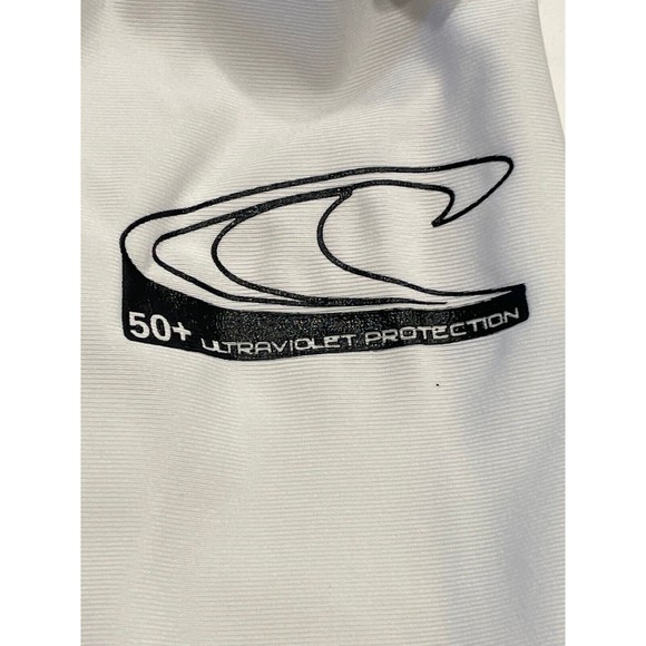 O'Neill Youth Basic Skins 50+ Long-Sleeve Sun Shirt Rash Guard Size 10 White - Picture 6 of 10